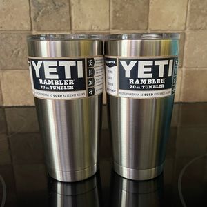 NEW 20 OZ RAMBLER YETI TUMBLERS